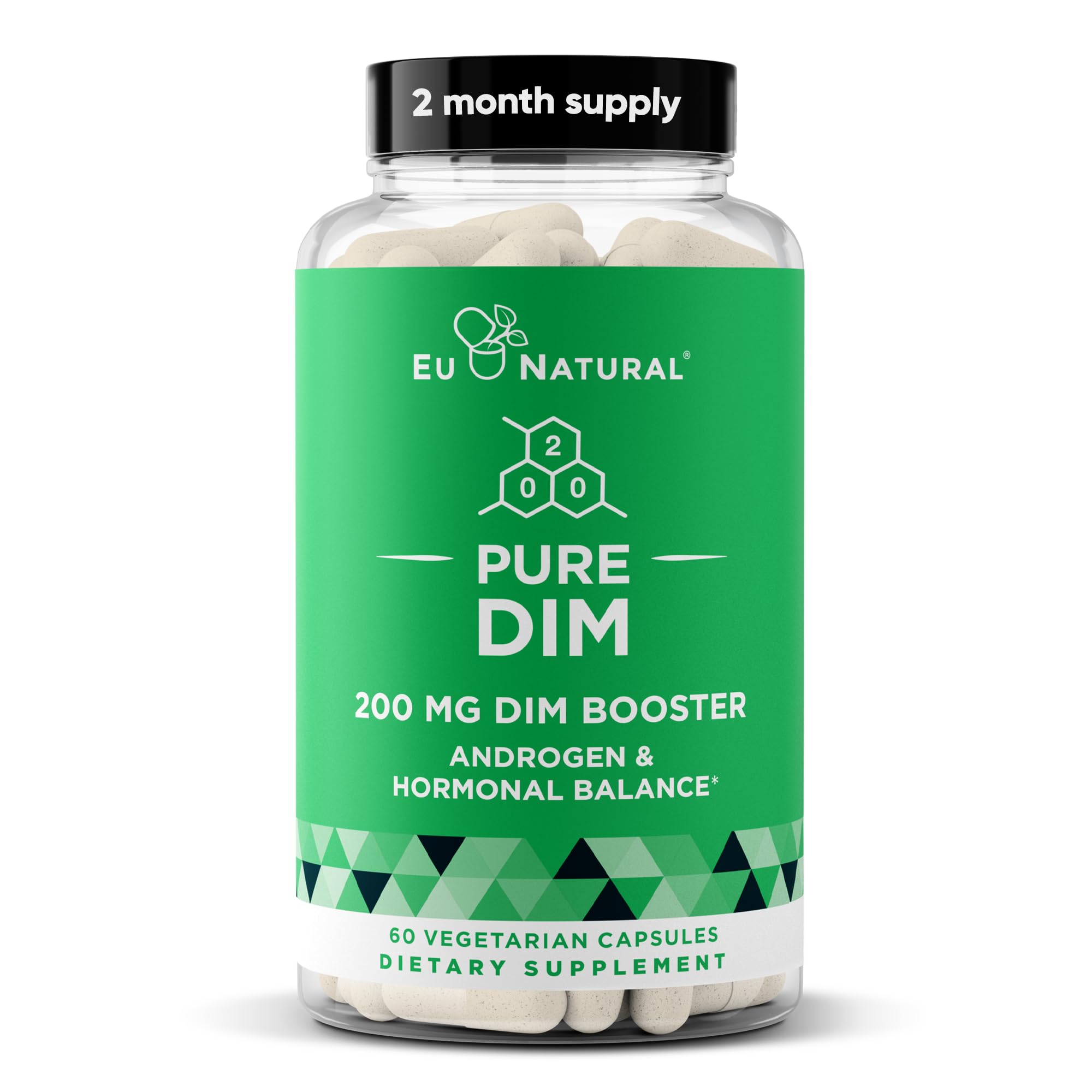 DIM Supplement Pure 200 Mg for Women or Men – Estrogen Hormone Balance Supplement for Energy, Fatigue, Stress, Menopause, Hot Flashes – Enhanced Bioavailability BioPerine – 60 Vegan Soft Capsules Eu NaturalBuy Supplements Australia
