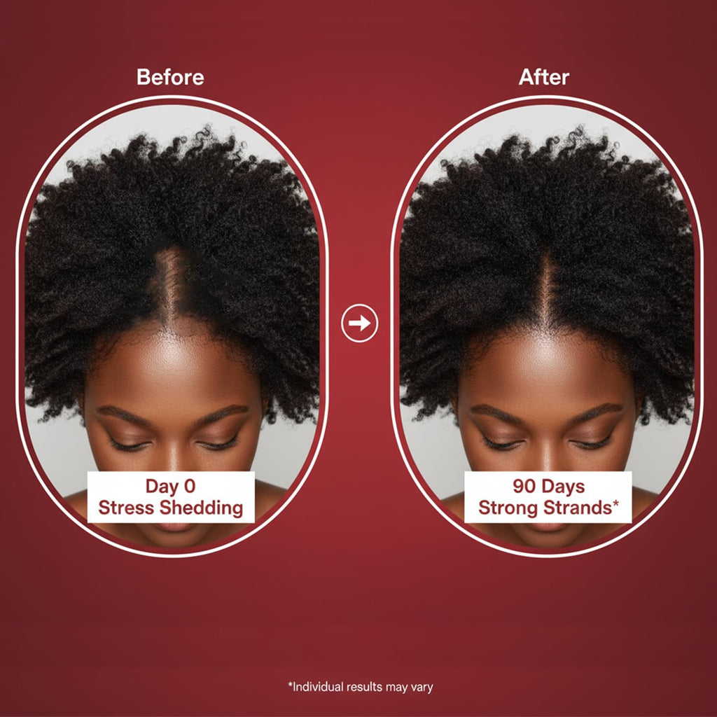 Lumin Hair Growth Gummies for Black Women, 60 Vegan Gummies, Daily Hair Nourishment with Biotin, Collagen & Botanical Extracts, Supports Healthy Hair Growth & Strength Lumin HairBuy Supplements Australia