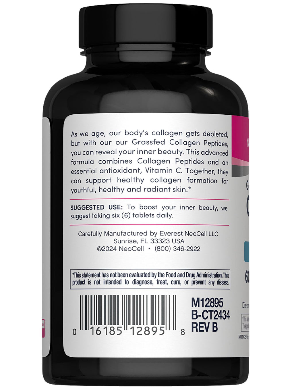 NeoCell Super Collagen with Vitamin C, 120ct Collagen Pills, Non-GMO, Grass Fed, Paleo Friendly, Gluten Free, Collagen Peptides Types 1 & 3 for Hair, Skin, Nails and Joints NeoCell buy supplements Au