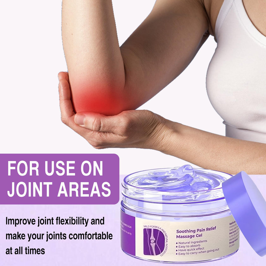 2 PCS Joint Gel Purple Gel，Soothing Pain Relief Massage Cream，Full-Body Joint Effective Soothes for Knees, Lumbar, Hands, Neck and Shoulders PERVALABuy Supplements Australia
