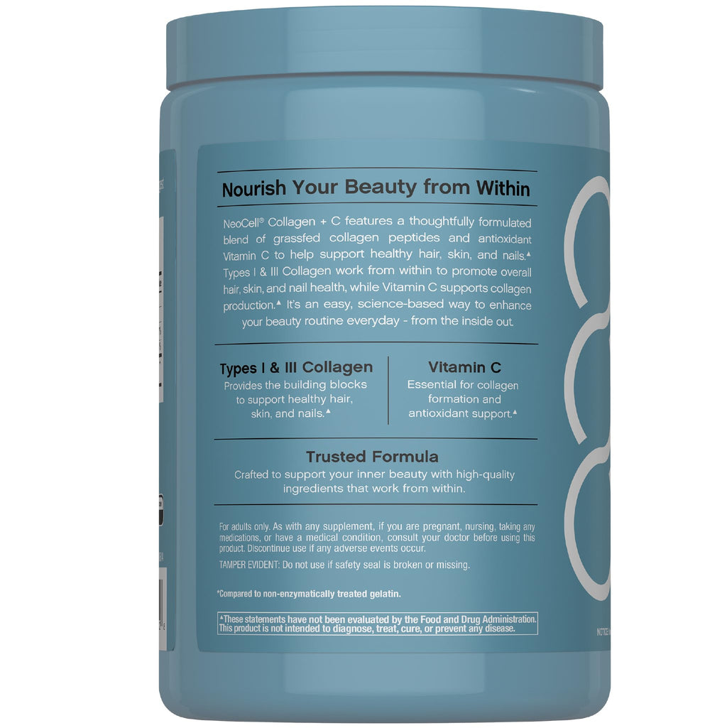 NeoCell Collagen Peptides Pills | 400 Caplets | Grass Fed | with Vitamin C | Superior Absorption Formula | for Women and Men NeoCell buy supplements Au