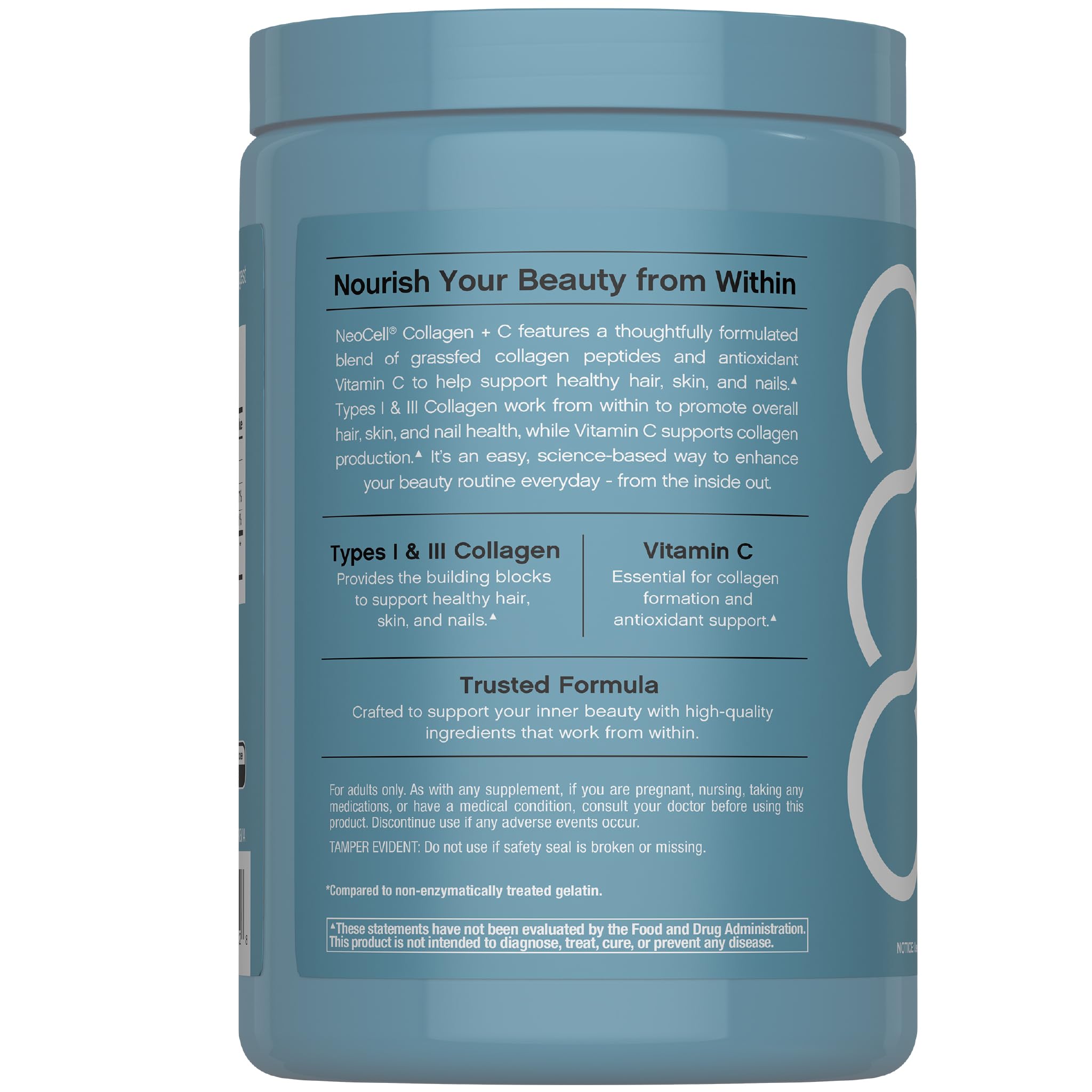 NeoCell Collagen Peptides Pills | 400 Caplets | Grass Fed | with Vitamin C | Superior Absorption Formula | for Women and Men NeoCell buy supplements Au