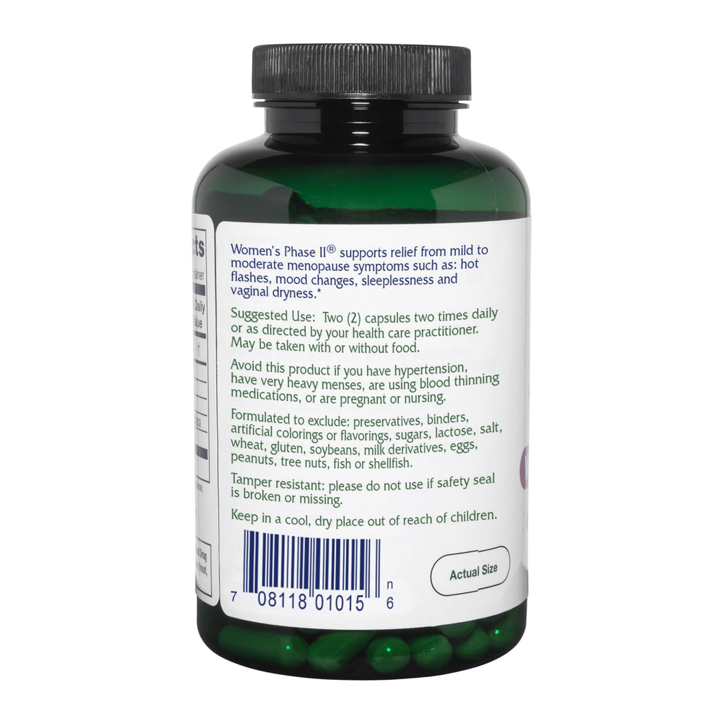 Vitanica Women's Phase II, Menopause Support, Vegan, 90 Capsules VitanicaBuy Supplements Australia