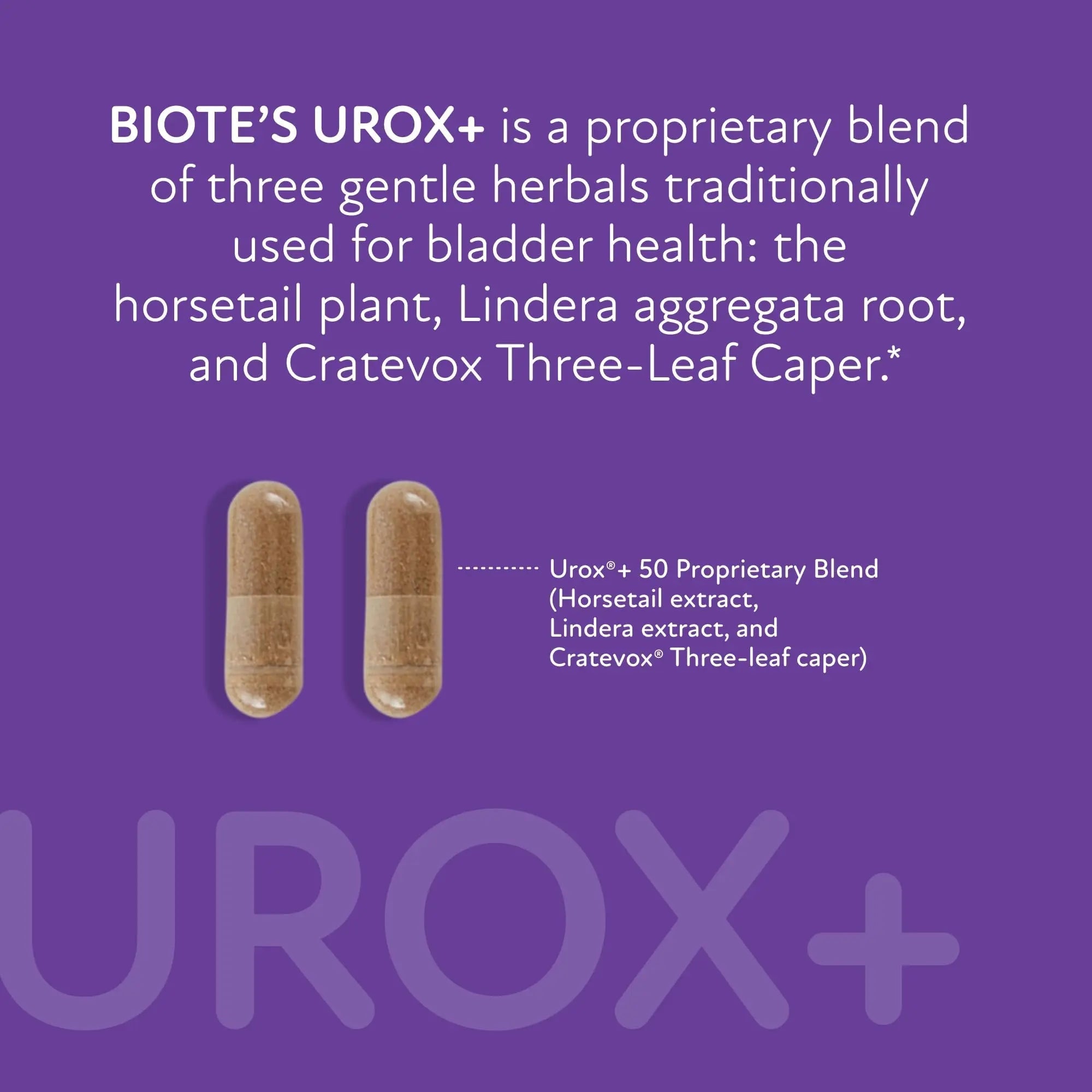 Biote Nutraceuticals - Urox+ - Bladder Health (60 Capsules) BioteBuy Supplements Australia