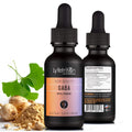 Two Lyfetrition GABA dietary supplement bottles with a white background