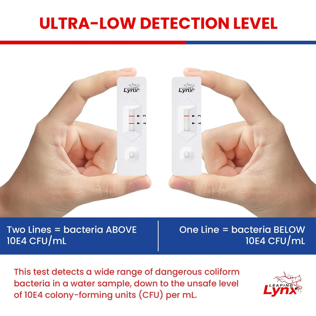 Bacteria Water Test Kit – Coliform, E. coli & Salmonella Detection for Well & Tap Water | Rapid Home Drinking Water Screening Kit with Lab-Quality Results | Leaping Lynx Leaping LynxBuy Supplements Australia
