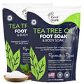 FOOT CURE Tea Tree Oil Foot Soak with Epsom Salt - Best Toenail Fungus Treatment, Athletes Foot & Softens Calluses - Soothes Sore & Tired Feet, Fungal Toe, Foot Odor Scent, Spa Pedicure (Pack of 2) FOOT CURE buy supplements Au