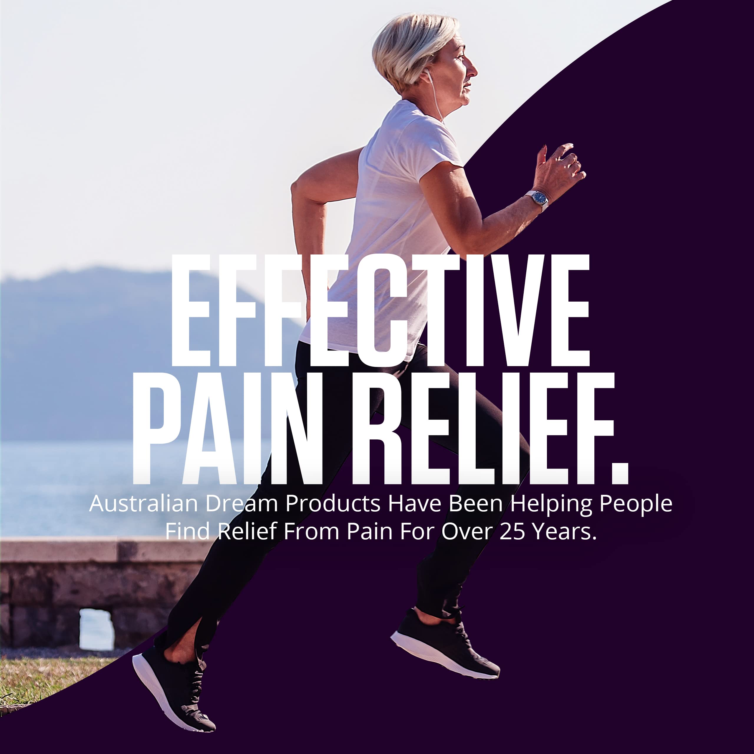 Australian Dream Back Pain Cream - Soothing, Non-Greasy Muscle Pain Relief Cream - Good for Neck, Back, Body, or Muscle Aches - 4 oz Jars (2 Pack) Australian DreamBuy Supplements Australia