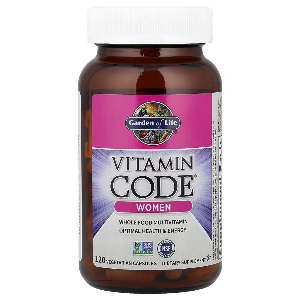 Garden of Life Multivitamin for Women, Vitamin Code Women's Multi - Whole Food Womens Multi Vitamins, Iron, Folate not Folic Acid Garden of LifeBuy Supplements Australia