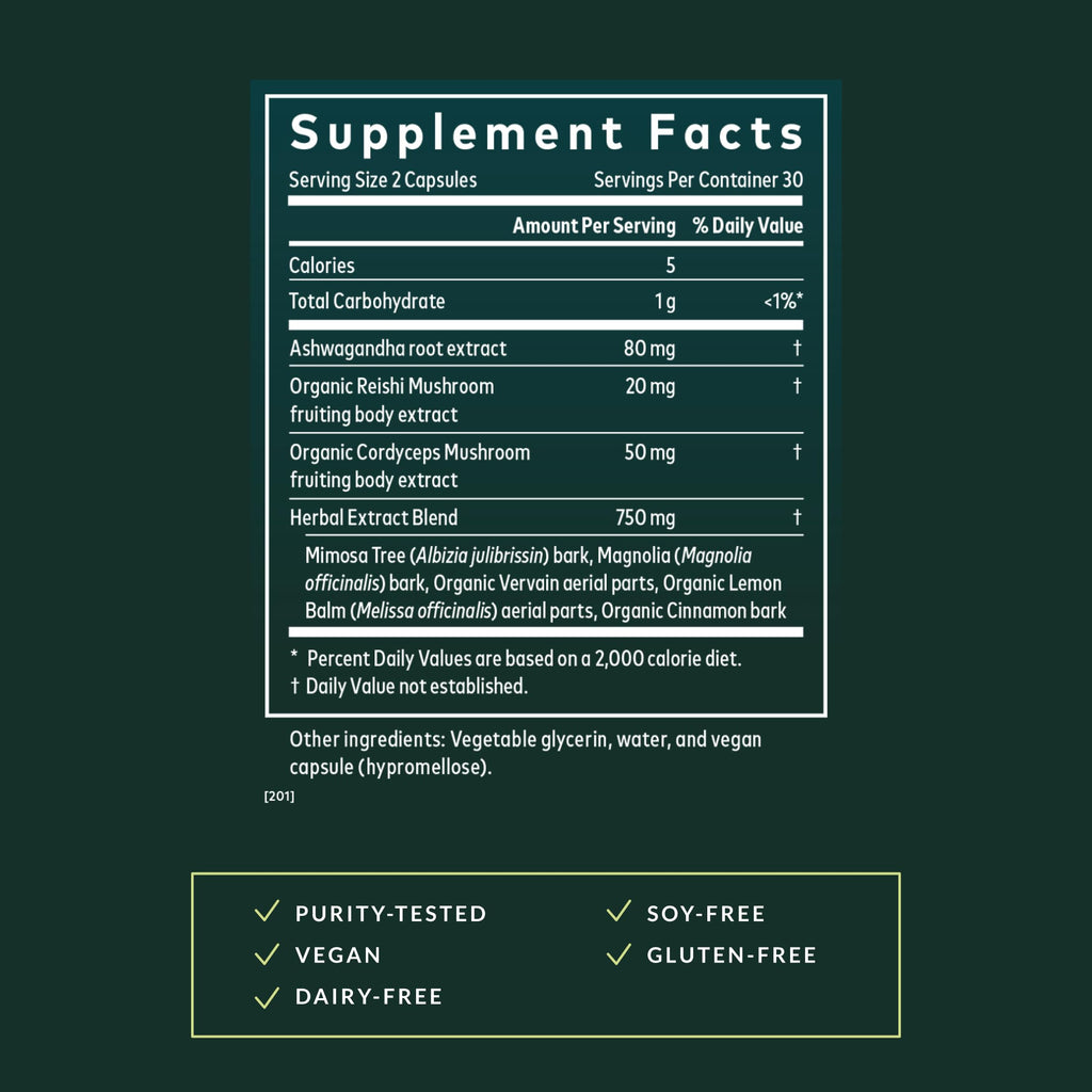 Gaia Herbs Adrenal Health Nightly Restore - Herbal Supplement with Ashwagandha, Magnolia Bark, Cordyceps, Lemon Balm & More* - 60 Vegan Liquid Phyto-Caps (30 Servings) Gaia HerbsBuy Supplements Australia