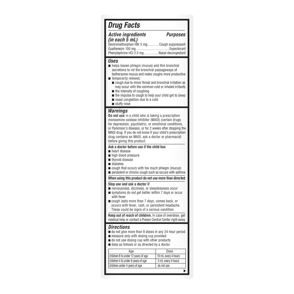 Mucinex Children's Multi-Symptom Cold Medicine, Kids Cough Medicine, Mucinex Kids Medicine/Decongestant with Dextromethorphan HBr, Guaifenesin, Phenylephrine HCl, Very Berry Flavor Liquid, 4 Fl Oz Mucinex buy supplements Au