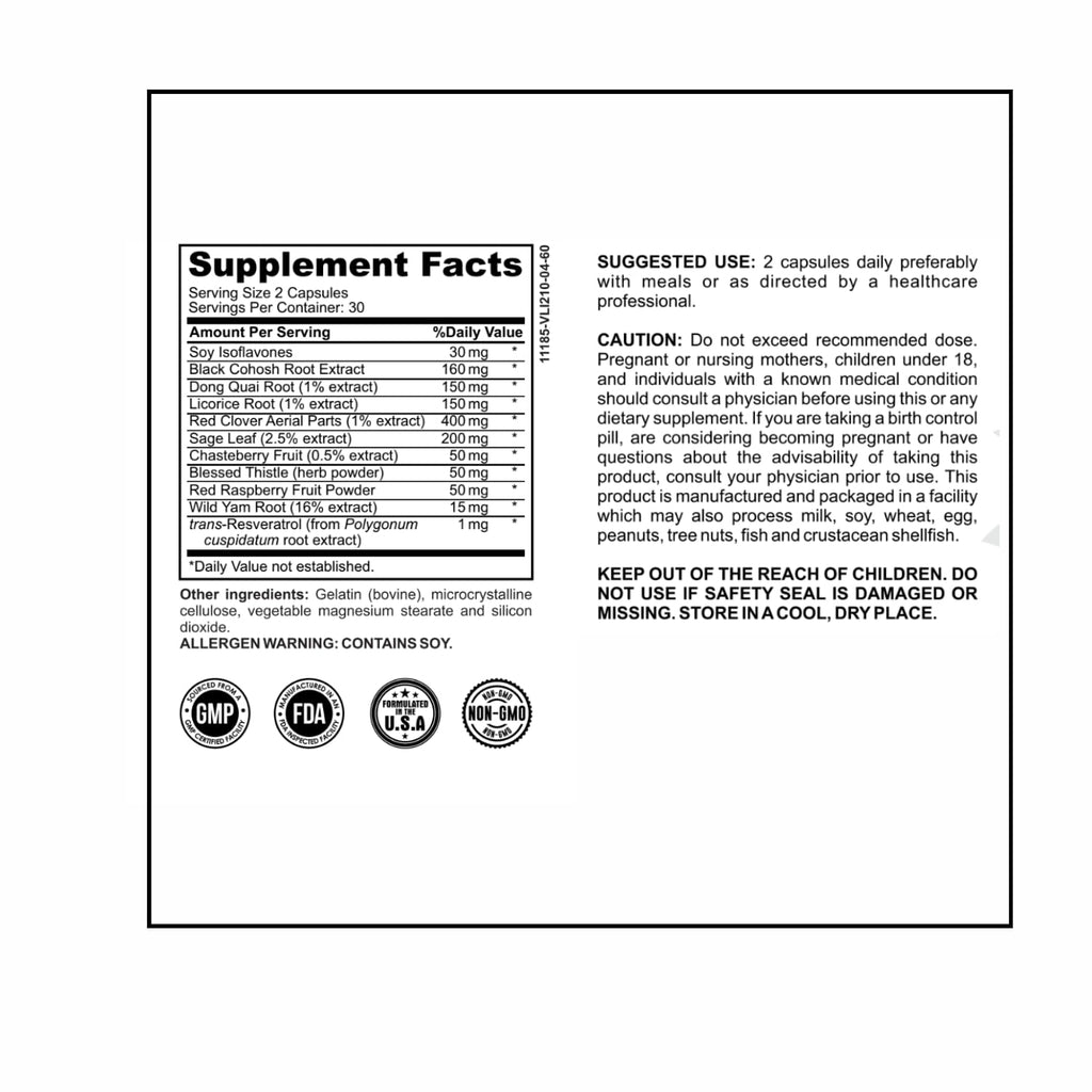 MenstrEaze PMS Relief & Hormone Balance for Women, with Black Cohosh, Vitex, Wild Yam MenstrEazeBuy Supplements Australia