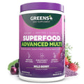 Greens+ Advanced Multi Wild Berry Superfood Powder, Organic Blend, Vegan, Non-GMO, Soy-Free, Dairy-Free, Gluten-Free, Dietary Supplement with Vitamins & Minerals, 9.4 oz Greens+Buy Supplements Australia
