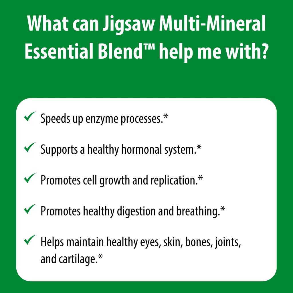 Jigsaw Health Multi-Mineral Essential Blend | 90 Capsules | 90 Servings Jigsaw HealthBuy Supplements Australia