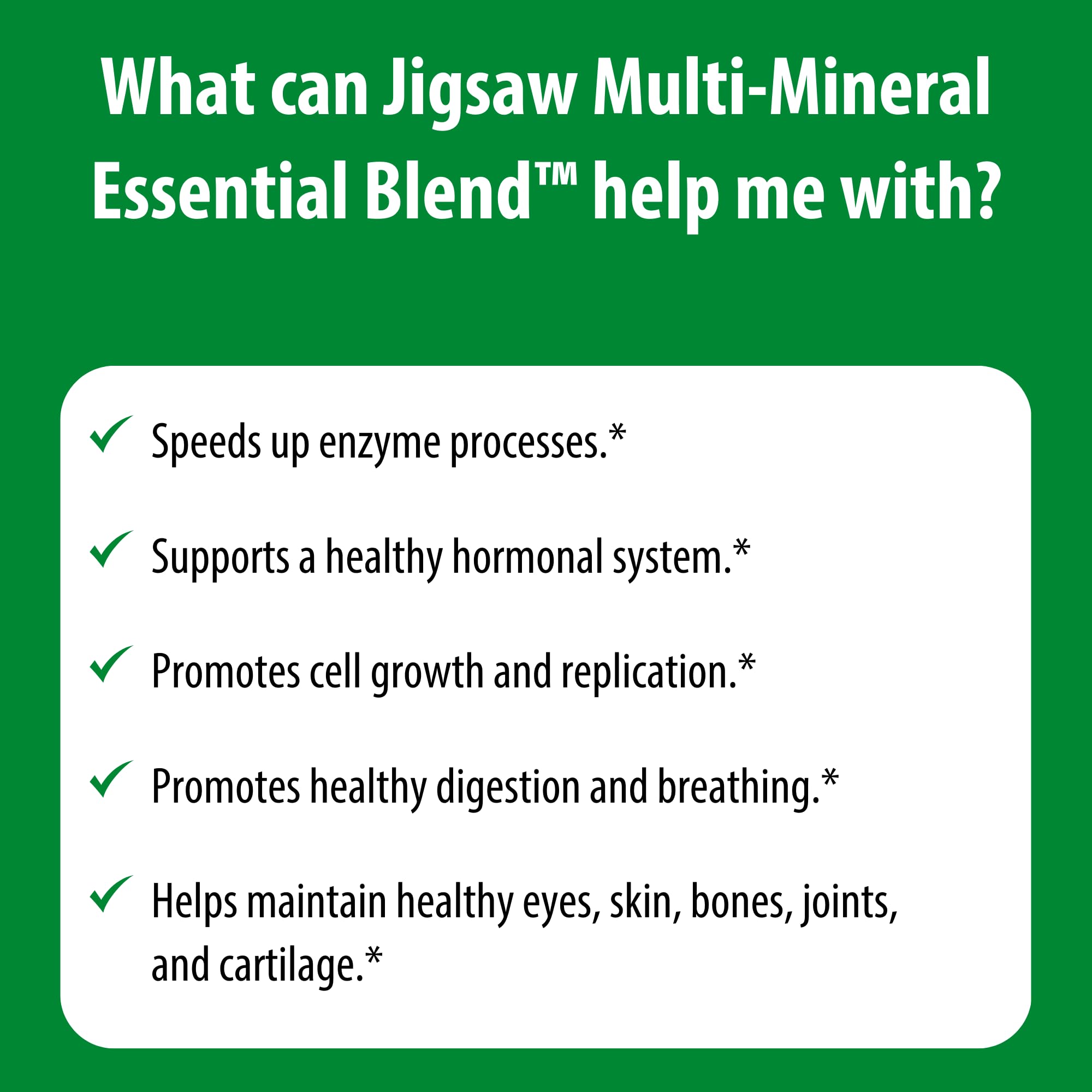 Jigsaw Health Multi-Mineral Essential Blend | 90 Capsules | 90 Servings Jigsaw HealthBuy Supplements Australia