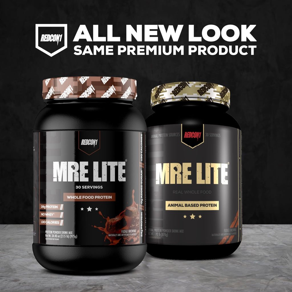 REDCON1 MRE Lite Whole Food Protein Powder, Oatmeal Chocolate Chip - Low Carb REDCON1Buy Supplements Australia