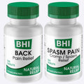 BHI Pain & Spasm Bundle BHI Back Homeopathic Support for Back Pain (100 Tablets) +BHI Spasm, Natural Relief for Cramps & Spasms, Homeopathic Medicine (100 Tablets) MediNaturaBuy Supplements Australia