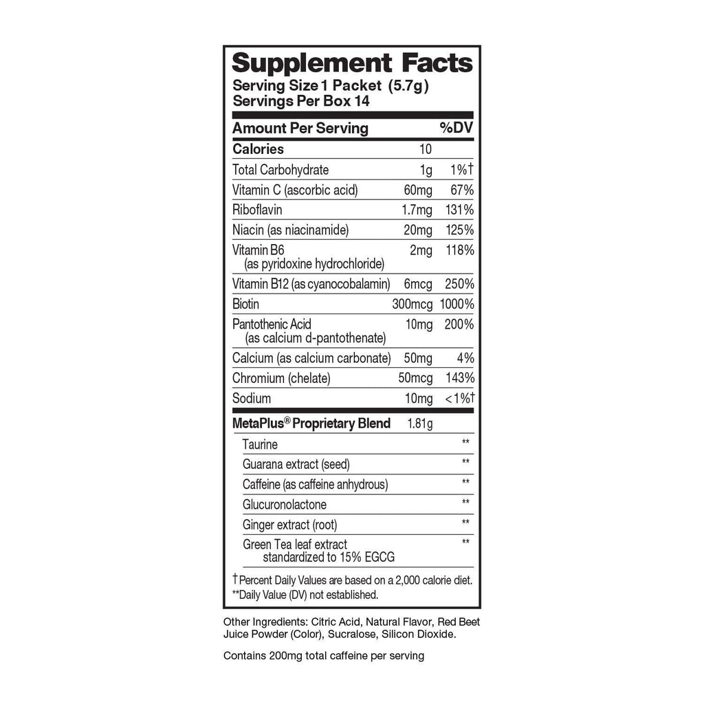 CELSIUS Dragonfruit Lime On-the-Go Powder Stick Packs, Zero Sugar 14 Count(Pack of 1) CELSIUSBuy Supplements Australia
