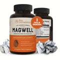 Live Conscious Magwell Magnesium Zinc & Vitamin D3 - Magnesium Glycinate, Malate, & Citrate - Triple Supplement for Women & Men