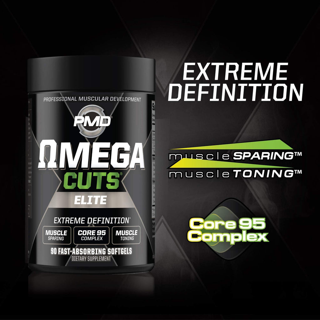 PMD Sports Ultra Pump Fuel Insanity - Pre Workout – Pink Lemonade (30 Servings) Sports Omega Cuts Elite Thermogenic Fat Burner (90 Softgels)