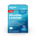 Box of Basic Care Nicotine Lozenge 4 mg on a white background
