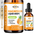 Magnesium Glycinate Liquid Drops, 1000mg of Liquid Magnesium Complex Supplement for Sleep, Nerve, Energy, Muscle, Bone, Calm & Digestion, High Absorption, 2 Fl Oz, Sugar-Free Pineapple Flavor ReviNutraBuy Supplements Australia