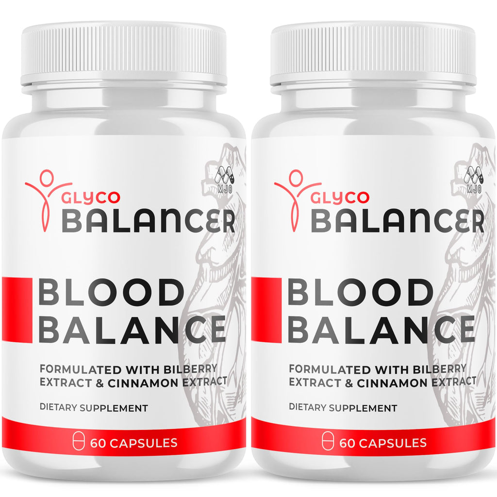 (2 Pack) Glyco Balancer Capsules, Official GlycoBalancer Health Support Pills with All Natural Ingredients, Glyco Balancer Advanced Health Support with Premium Vitamins for Women & Men (120 Capsules) MJO buy supplements Au