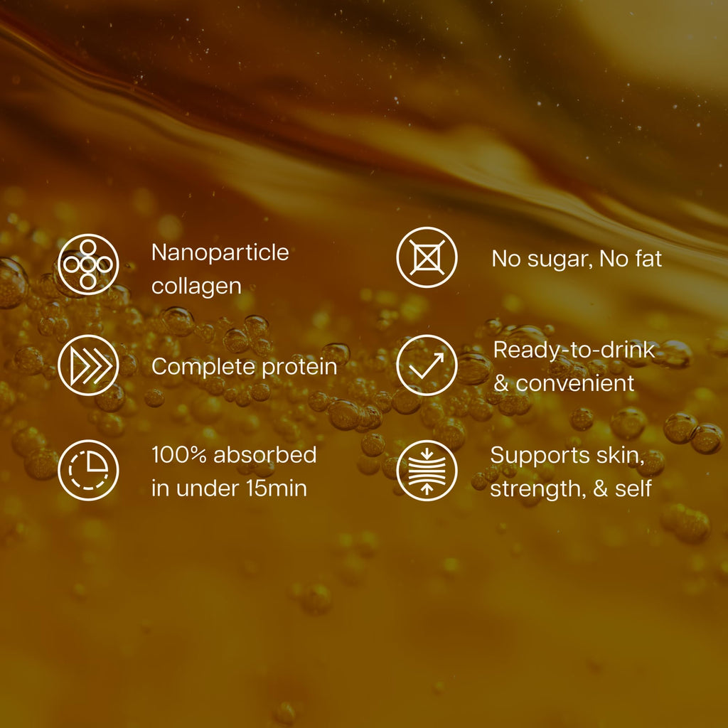 ProT Gold Liquid Collagen Protein Shot, 17g Clear Protein Nano-Hydrolyzed Grass Fed Collagen, 2g Arginine for Wound Support, Gluten Free, Sugar Free, 0g Carbs, Orange Creme, 1 fl oz, 24 Pack ProT GoldBuy Supplements Australia