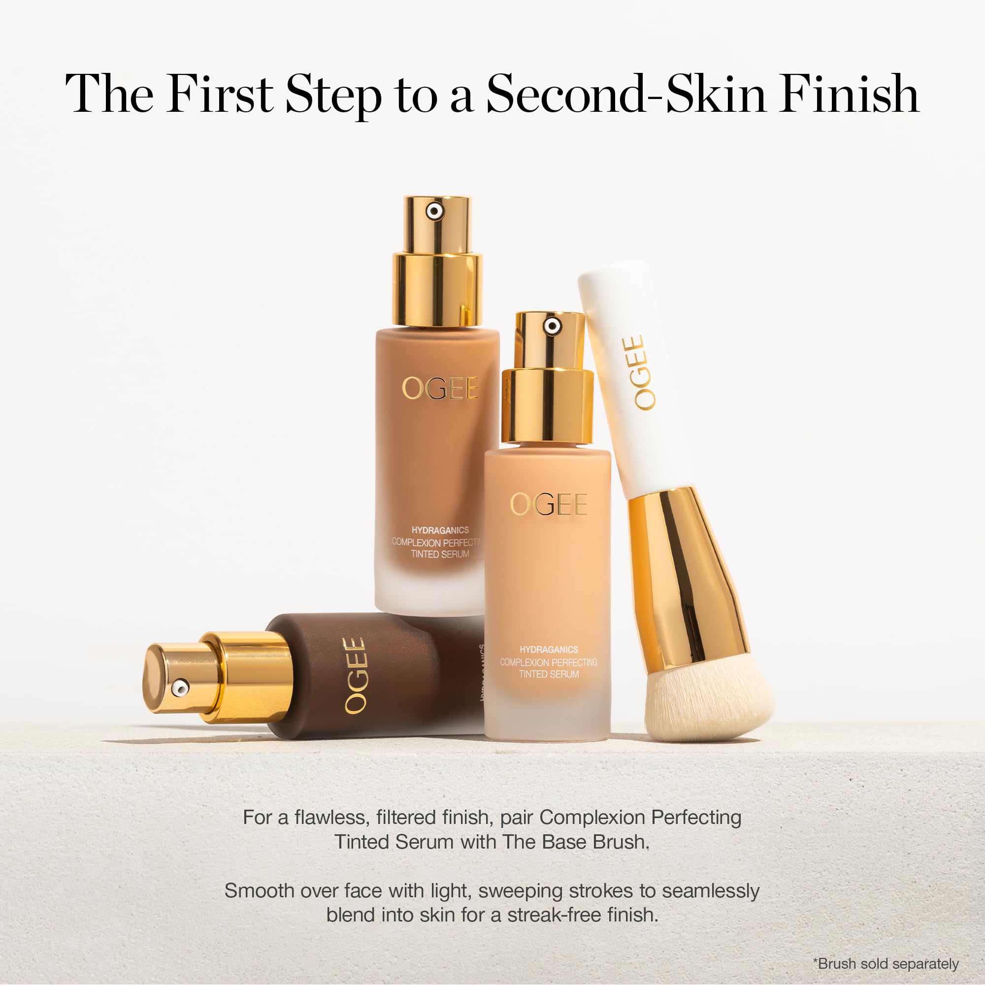 Ogee Complexion Perfecting Liquid Foundation - Lightweight Tinted Moisturizer For Face (Spruce 12.75N - Deep, Bronze Undertones) - with Vitamin C & Jojoba Oil - Certified Organic & Made in USA OgeeBuy Supplements Australia