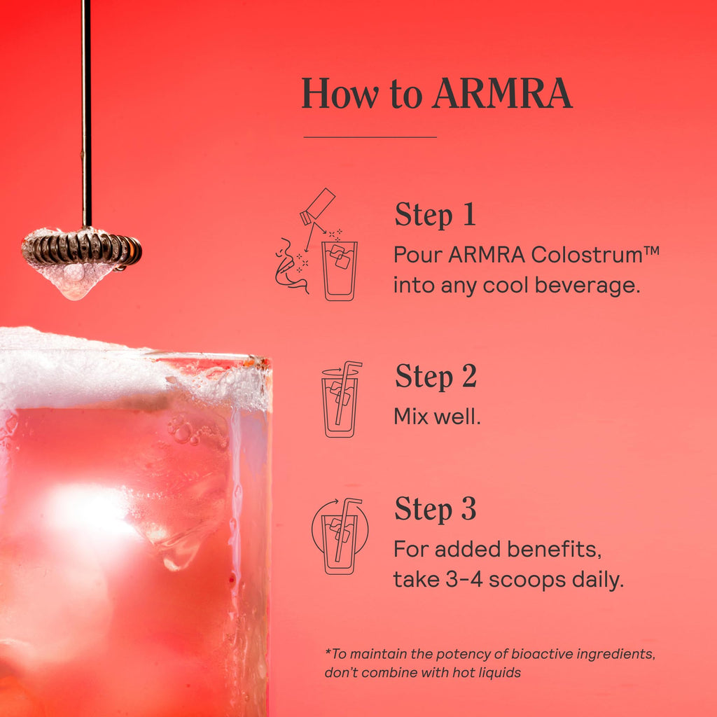 ARMRA Colostrum Powder | Vine Watermelon | Gut Health & Bloating | Skin & Hair | Immunity | Keto, Gluten & Fat-Free | 90 Servings ARMRABuy Supplements Australia