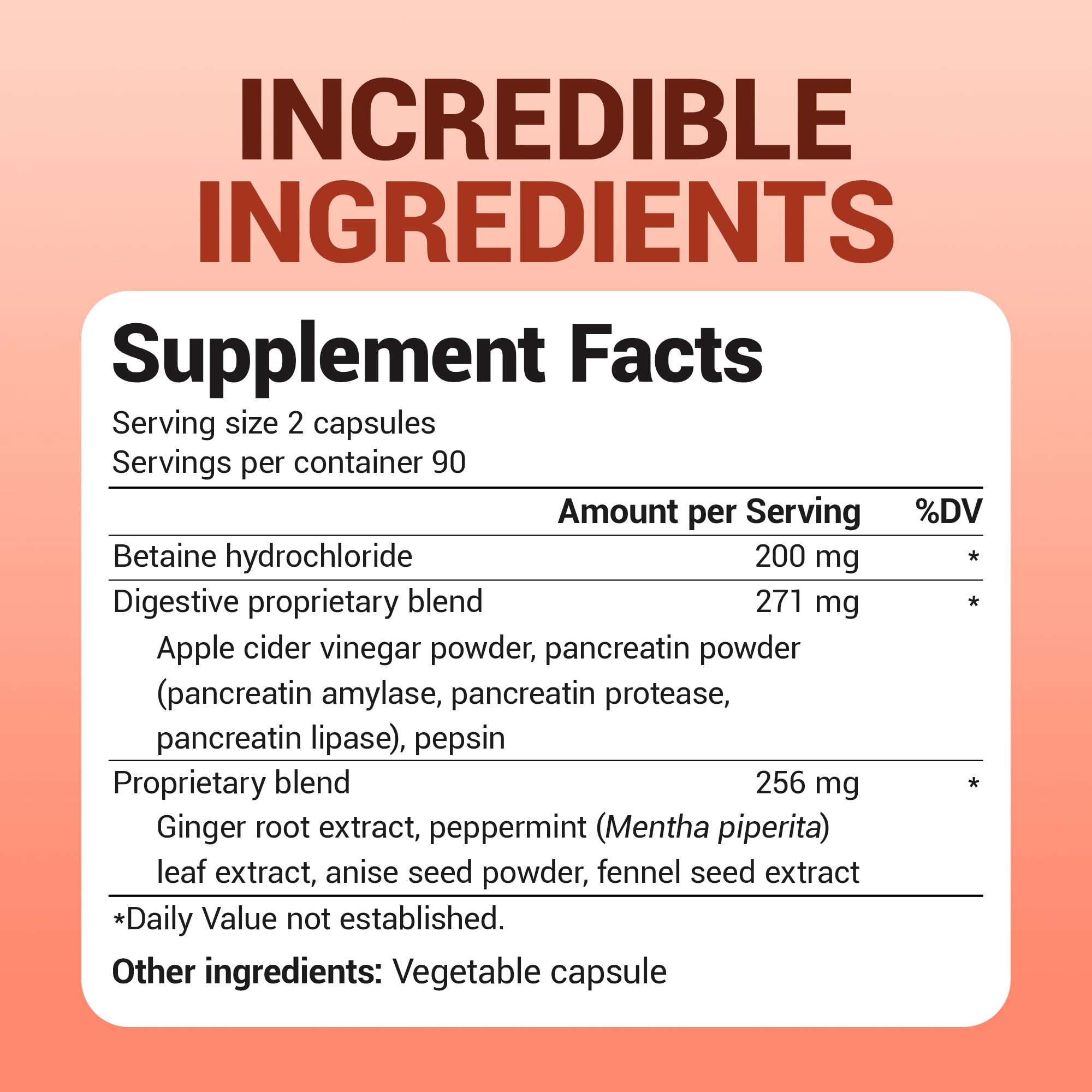 Dr. Berg Advanced Digestive Enzymes with Apple Cider Vinegar - Includes Digestive Health Ingredients Like Betaine Hydrochloride (HCI), Ginger Root & Peppermint Leaf - 180 Capsules Dr. Berg NutritionalsBuy Supplements Australia