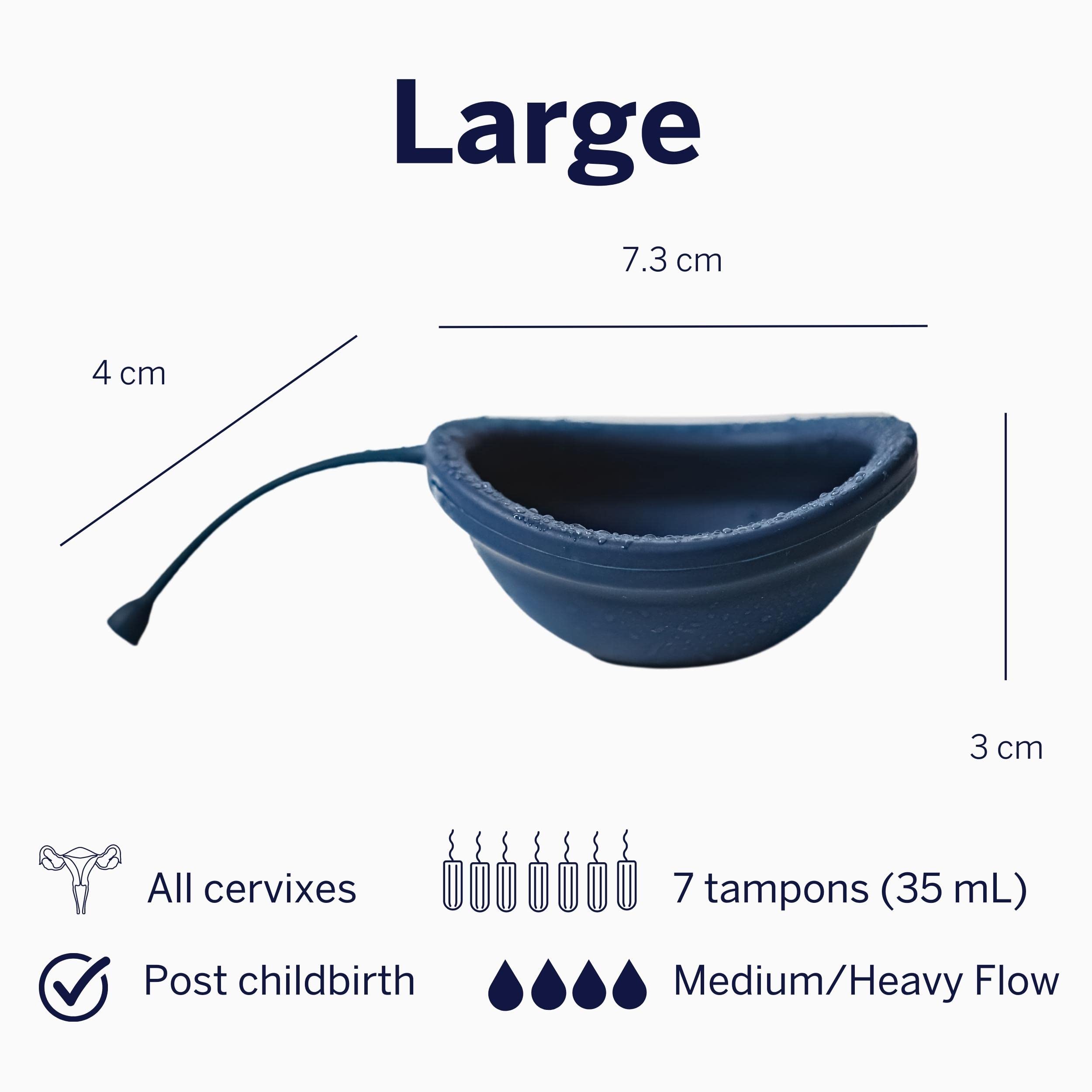 Pixie Soft Menstrual Disc - Ranked 1 for Most Soft Reusable Period Disc - Removable Stem Pixie CupBuy Supplements Australia