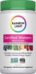 Rainbow Light Multivitamin for Women | 120 Capsules | with Organic Fruits and Vegetables | Vegetarian, Non-GMO Rainbow LightBuy Supplements Australia