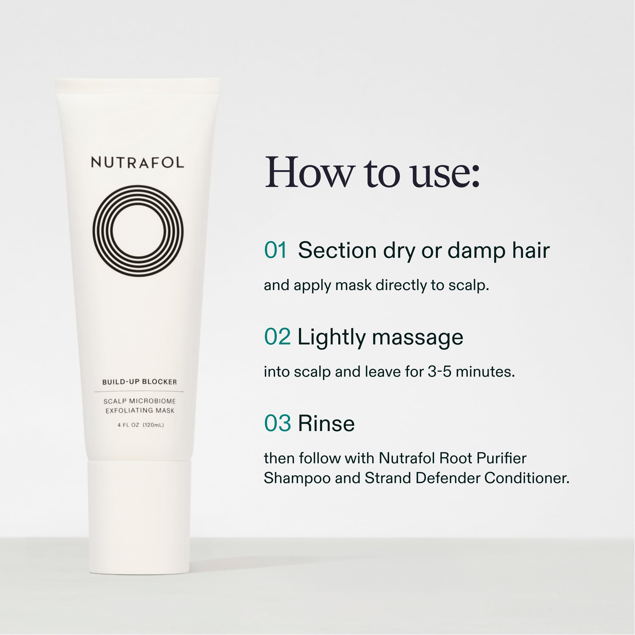 Nutrafol Exfoliating Scalp Mask, Eliminates Product Build-up and Oil for Healthier Hair and Scalp, Physician-formulated for Thinning Hair, Color and Extension Safe - 4 Fl Oz Bottle NutrafolBuy Supplements Australia