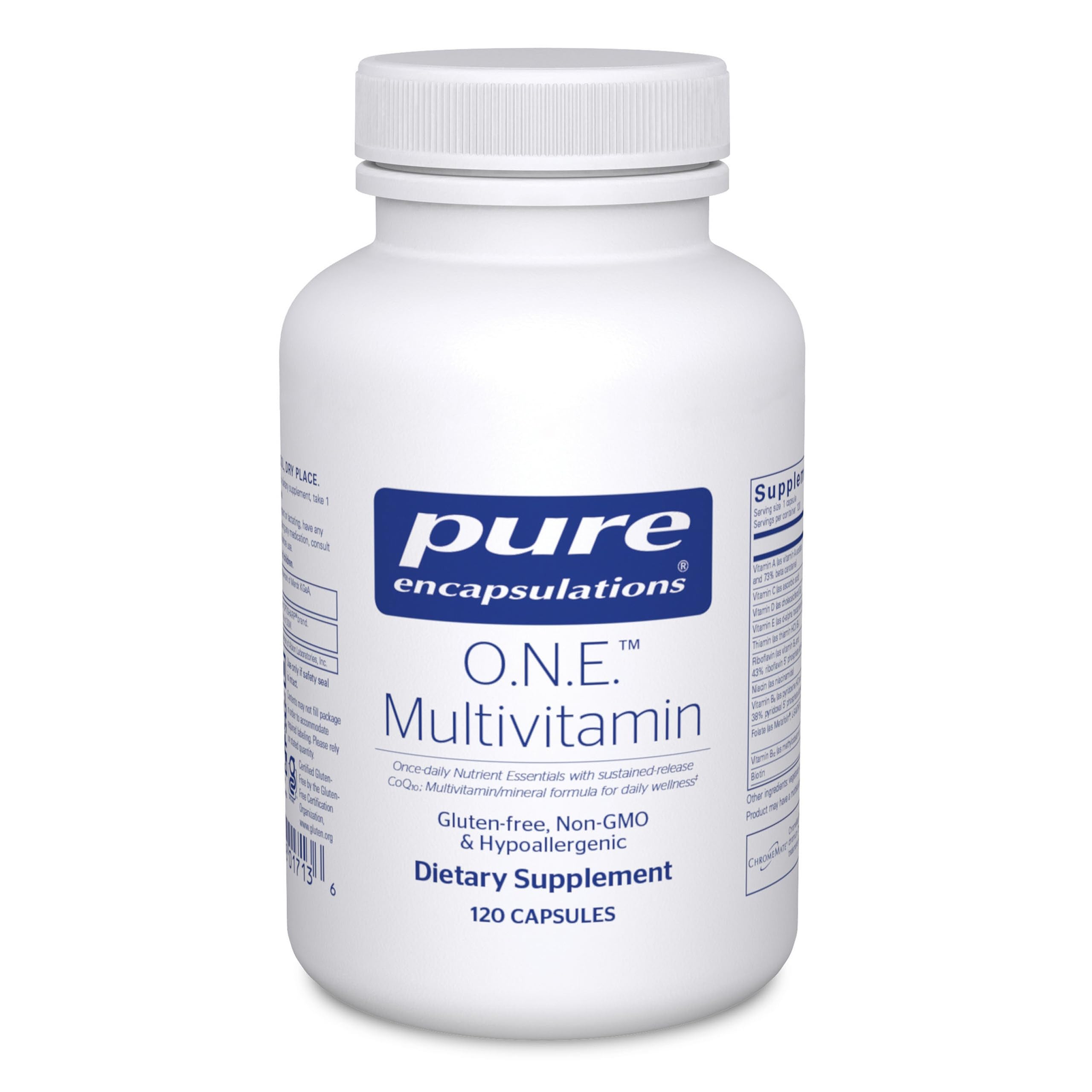 Pure Encapsulations O.N.E. Multivitamin - Once Daily Multivitamin with Antioxidant Complex Metafolin, CoQ10, and Lutein to Support Vision, Cognitive Function Pure EncapsulationsBuy Supplements Australia