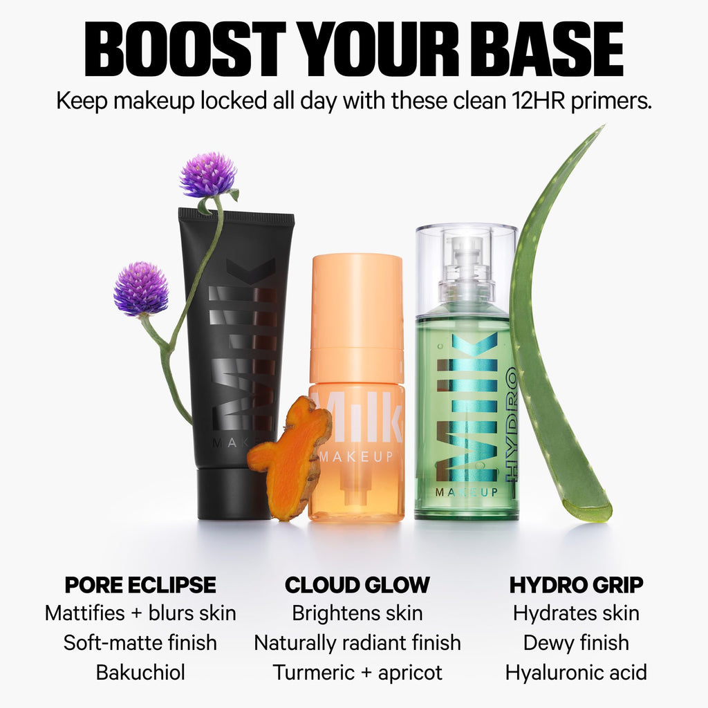 Milk Makeup Hydro Grip Primer with Hyaluronic Acid + Niacinamide – Hydrating Face Primer Grips Makeup for Up to 12 Hours – Silicone-Free, Lightweight Gel with Dewy Finish – 0.33 oz Milk MakeupBuy Supplements Australia