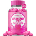 Hormone Balance For Women Gummies + PMS Relief Supplement - Supports Mood Swings, Clear Skin, Reduced Cramps and Bloating - Hormonal PMS Gummies PCOS Vitamin with Cranberry, Dong Quai (60 Gummies) NutraviaBuy Supplements Australia