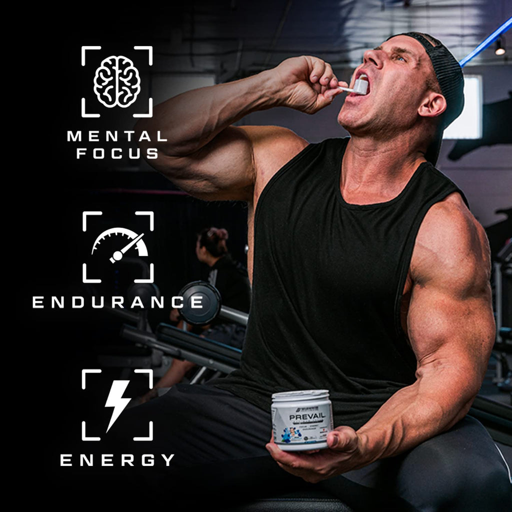 Prevail Pre Workout Powder with Nootropics: Pre Workout for Men and Women, Cutting Edge Energy and Focus Supplement with L Citrulline, Alpha GPC, L Tyrosine, Neurofactor | Peach Mango, 40 Servings Cutler NutritionBuy Supplements Australia