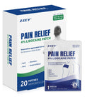 ZEEY 4% Lidocaine Pain Relief Patches, Maximum Strength OTC, for Back, Knee, Neck, Shoulders, Joints, Muscle Soreness, Fast Acting, Topical Anesthetic, Large Gel Patch, 5.5" x 3.94", 20Ct ZEEYBuy Supplements Australia