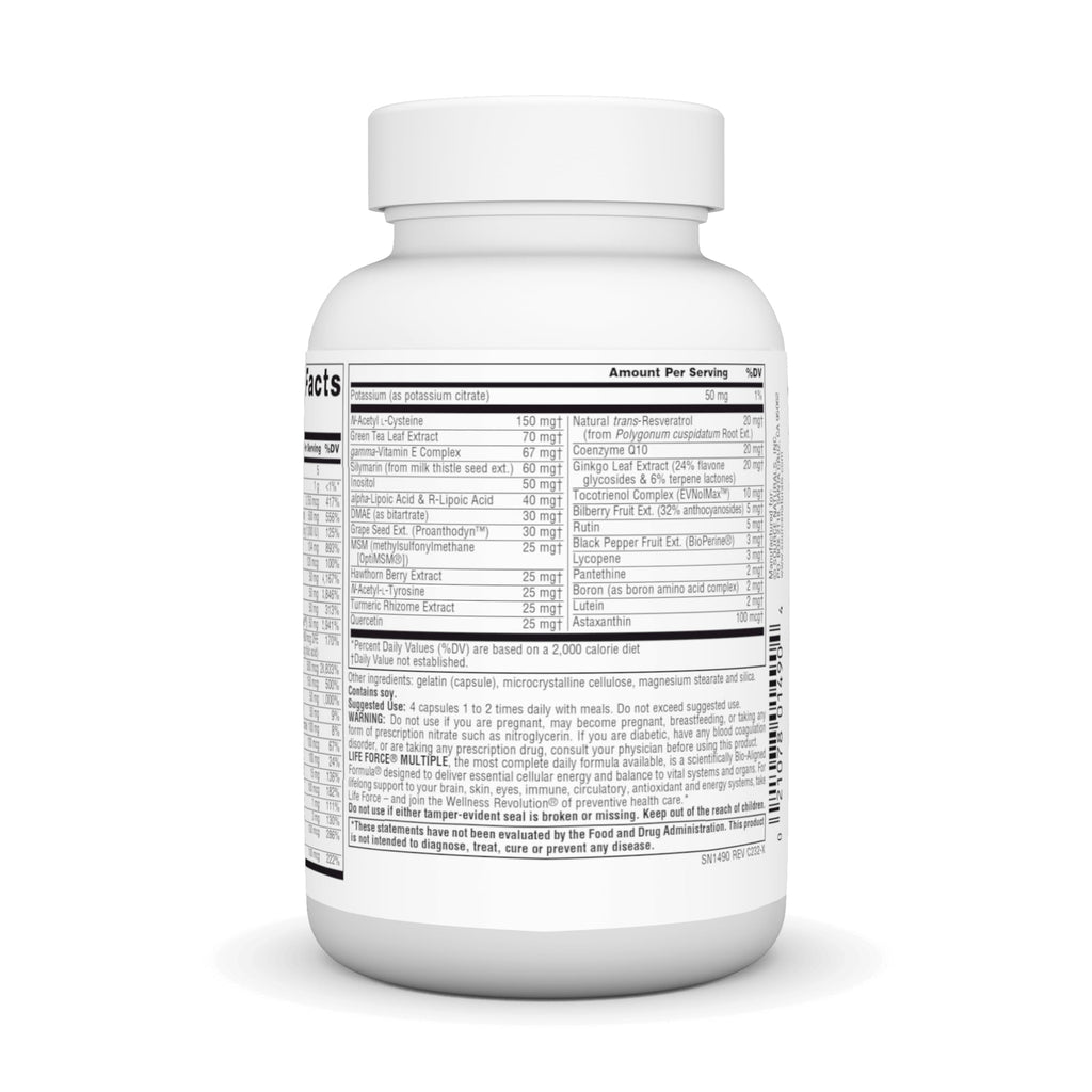 Source Naturals Life Force Multiple Iron Free Daily Multivitamin High Potency Essential Vitamins, Minerals, Antioxidants & Nutrients - Energy & Immune Boost* - 60 Capsules Source Naturals buy supplements Au