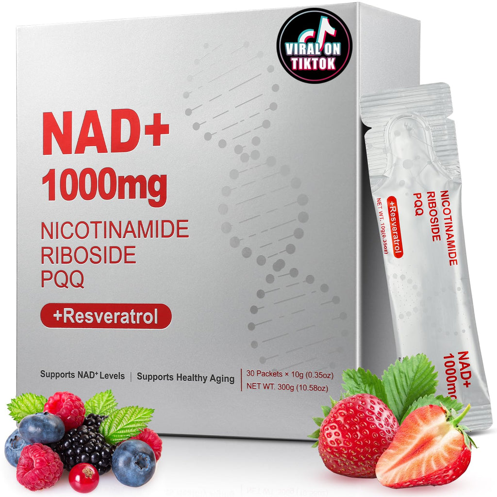 ZOROAHER 1000mg High-Potency NAD+ Liquid Supplement, Nicotinamide Riboside & Resveratrol with PQQ, Boosts Cellular Energy, Focus & Healthy Aging - 1 Pc ZOROAHERBuy Supplements Australia