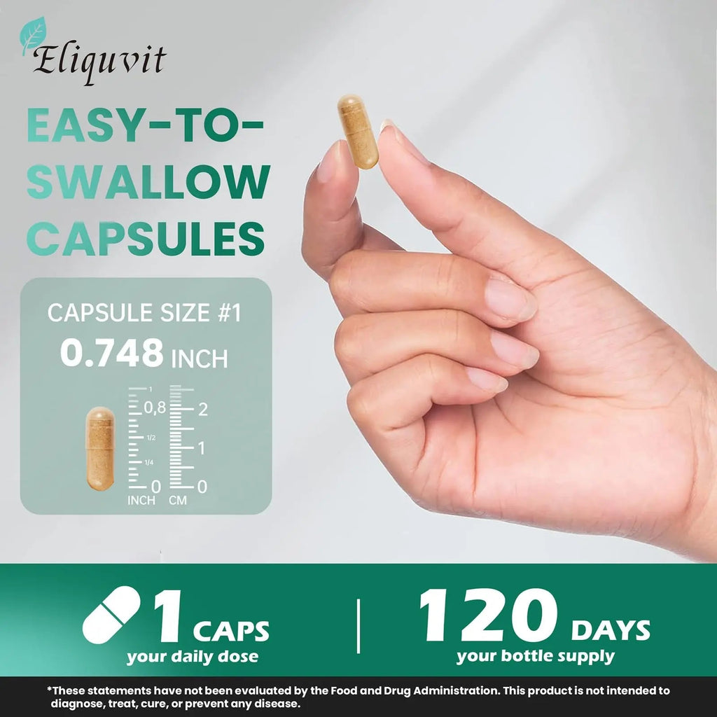 Eliquvit Methylated Multivitamin for Men & Women - Methylated B Complex with Methylfolate & B12-9-in-1 MTHFR Support + TMG - Vegan Multivitamin Eliquvit