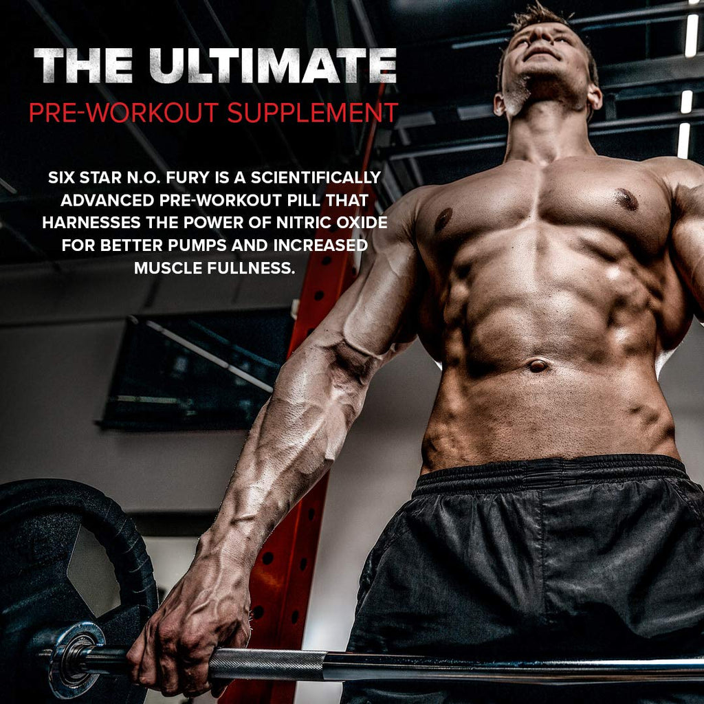 Six Star Nitric Oxide Supplement Nitric Oxide Fury Pre-Workout Pre Workout Nitric Oxide Six StarBuy Supplements Australia