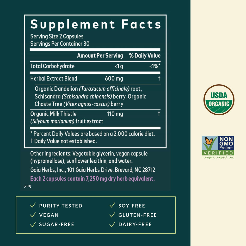 Gaia Herbs Period Cycle Support - Supports Hormone Balance & PMS Relief* - Herbal Supplement with Vitex Berry & Schisandra - Free from Gluten, Dairy & Soy - 60 Vegan Capsules (60 Servings) Gaia HerbsBuy Supplements Australia