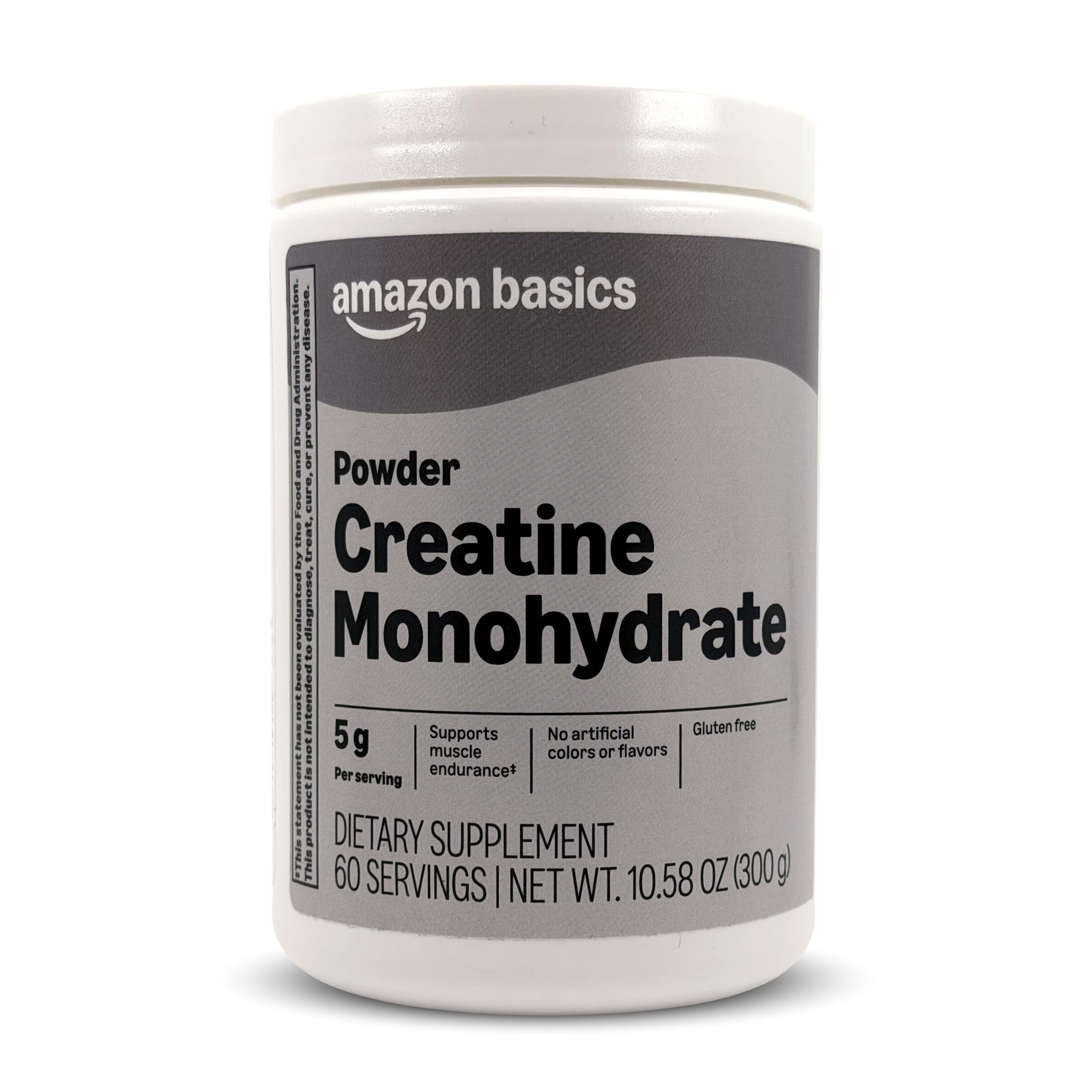 Amazon Basics Creatine Monohydrate Powder, 10.58 oz, 60 Servings Amazon BasicsBuy Supplements Australia