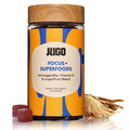 JUGO Focus + SUPERFOODS Ashwagandha Gummies with Vitamin D3 & Superfruit Blend, Vegetarian-Friendly Focus Supplement with Adaptogens, Gelatin-Free and Gluten-Free, Non-GMO, Made in USA, 40 Coun JUGO LLCBuy Supplements Australia