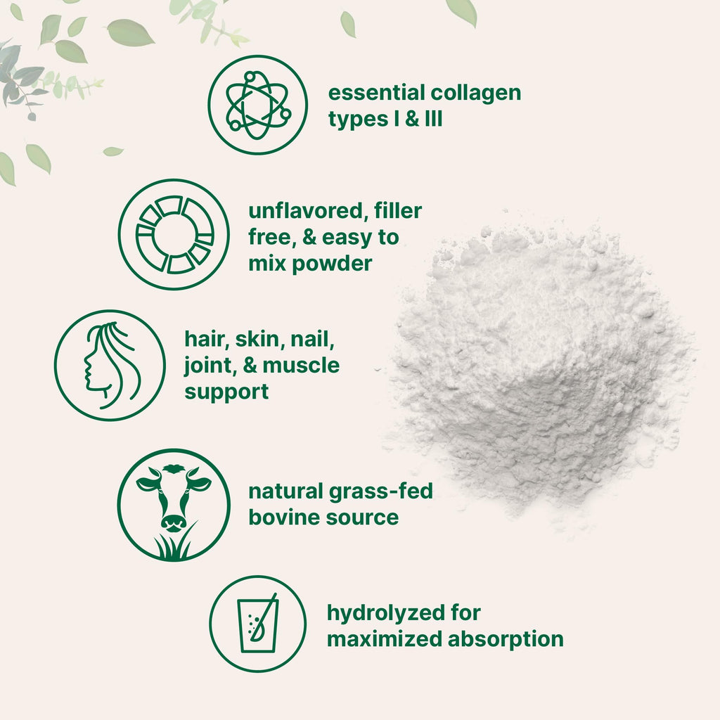 Micro Ingredients Hydrolyzed Collagen Peptides Powder, 1 lb | Type I & III Collagen for Women & Men | Unflavored Bovine Collagen Protein | Easy Dissolve, Paleo, Non-GMO Micro Ingredients buy supplements Au