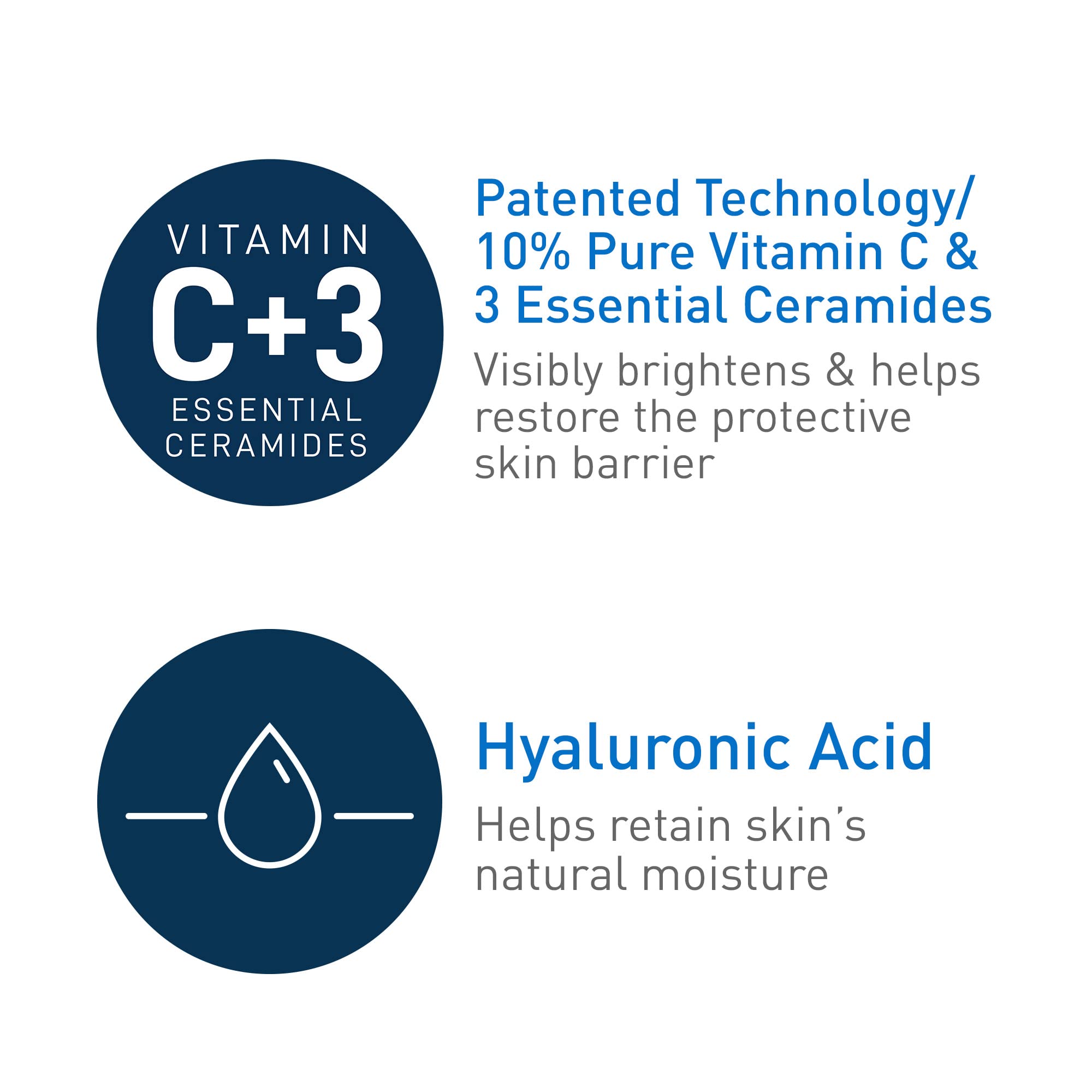CeraVe Vitamin C Serum with Hyaluronic Acid | Skin Brightening Serum for Face CeraVeBuy Supplements Australia