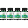 Swanson Daily Multivitamin Without Minerals 30 Veg Capsules (4 Pack) Swanson