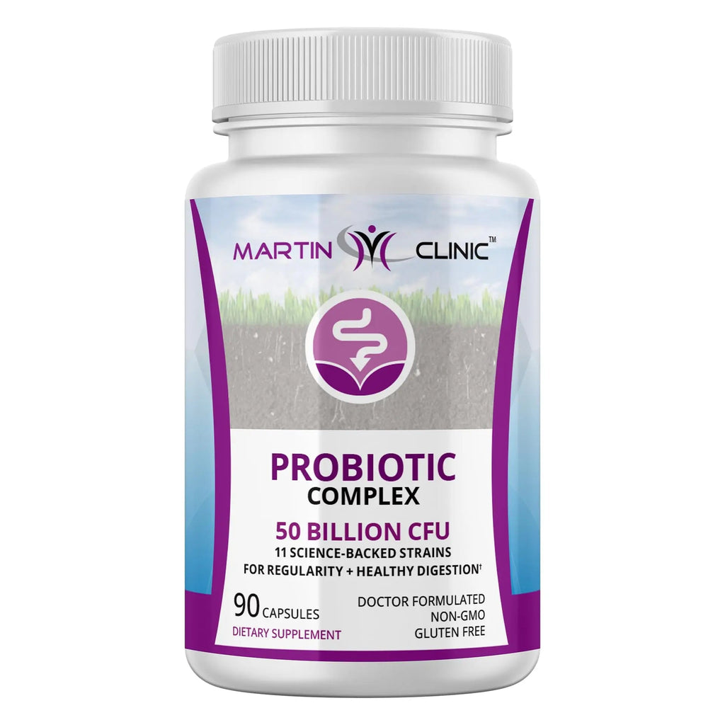 martin clinic Probiotic for Gut Health & Immune Support — Daily Digestive Balance, Bloating Relief & Better Nutrient Absorption — 60 Capsules martin clinicBuy Supplements Australia